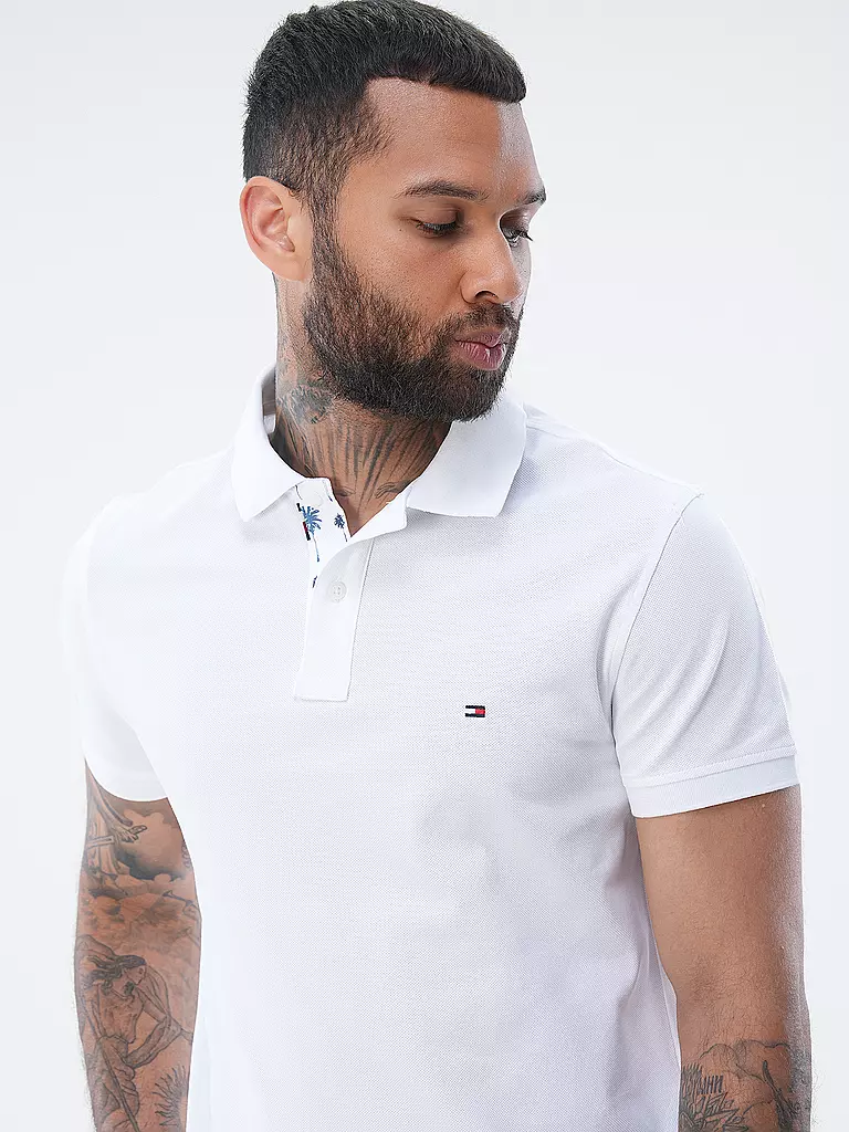 TOMMY HILFIGER | Poloshirt  | weiss