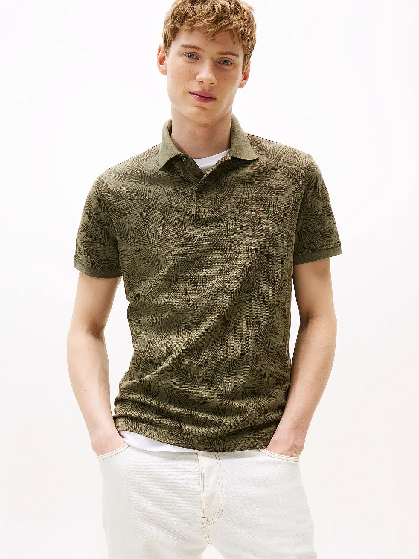 TOMMY HILFIGER | Poloshirt  | olive