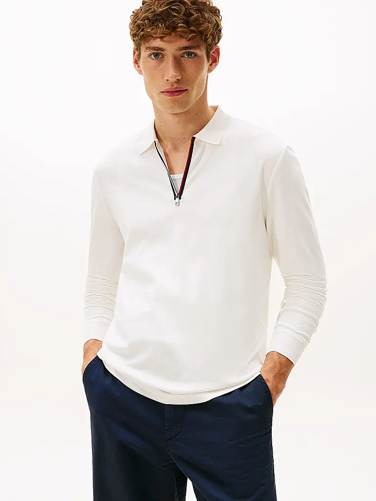 TOMMY HILFIGER | Poloshirt  | weiss