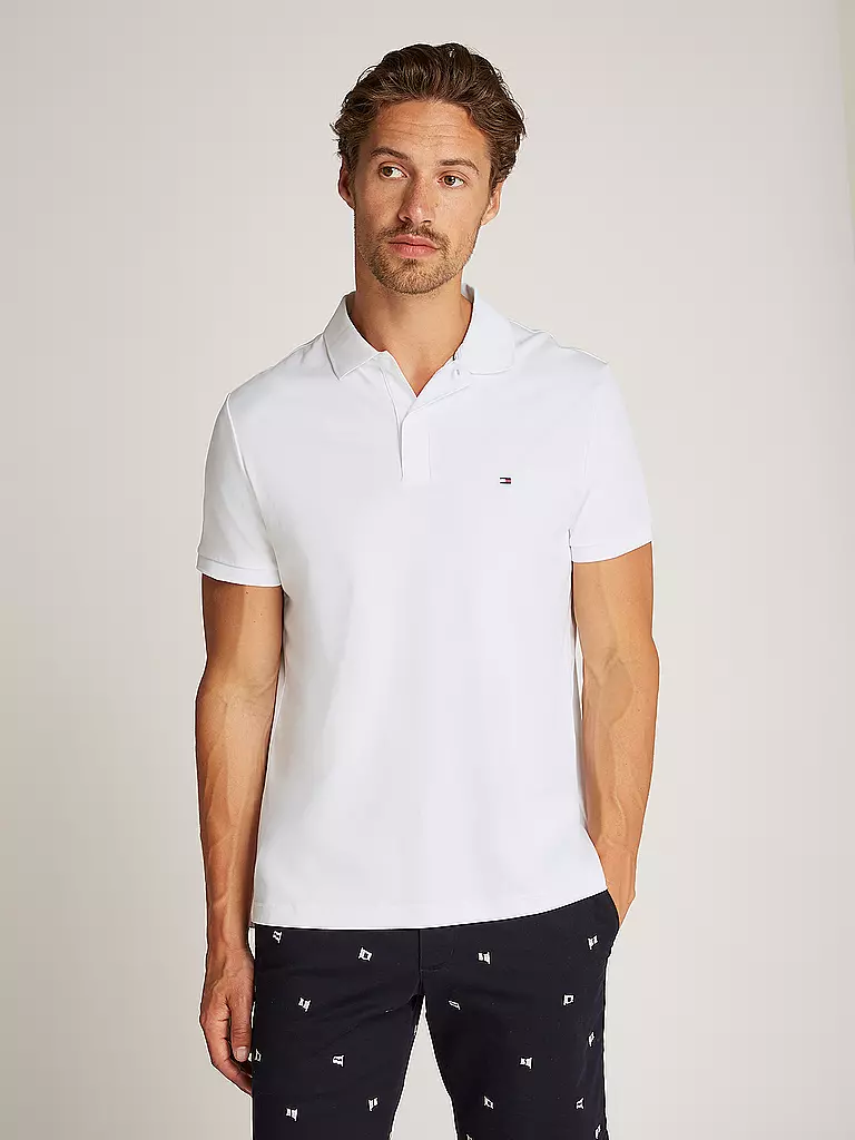 TOMMY HILFIGER | Poloshirt  | weiss