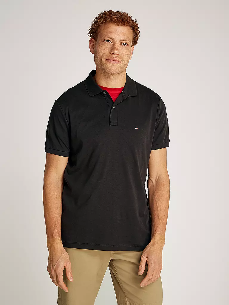 TOMMY HILFIGER | Poloshirt  | schwarz
