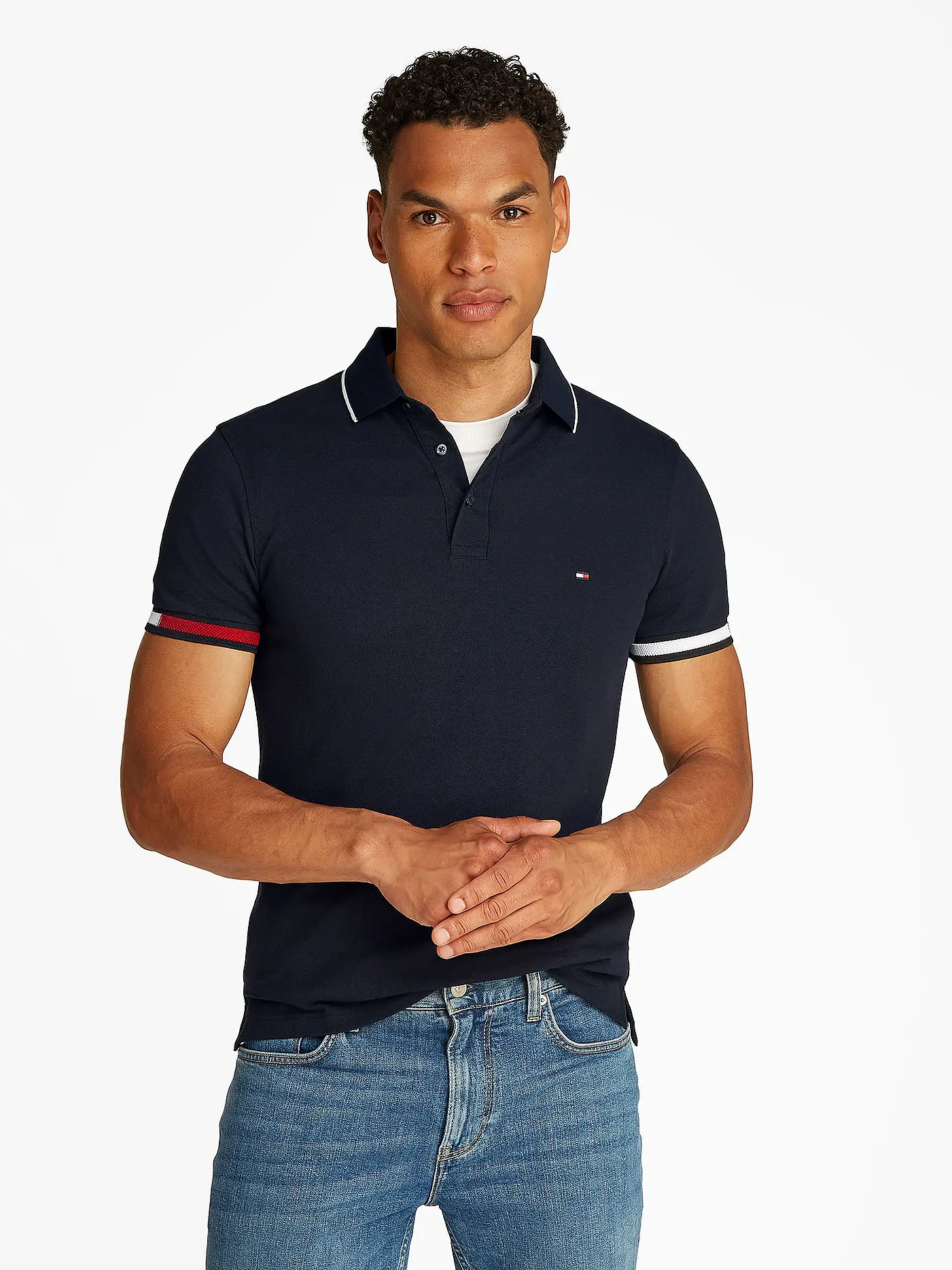 TOMMY HILFIGER | Poloshirt  | dunkelblau