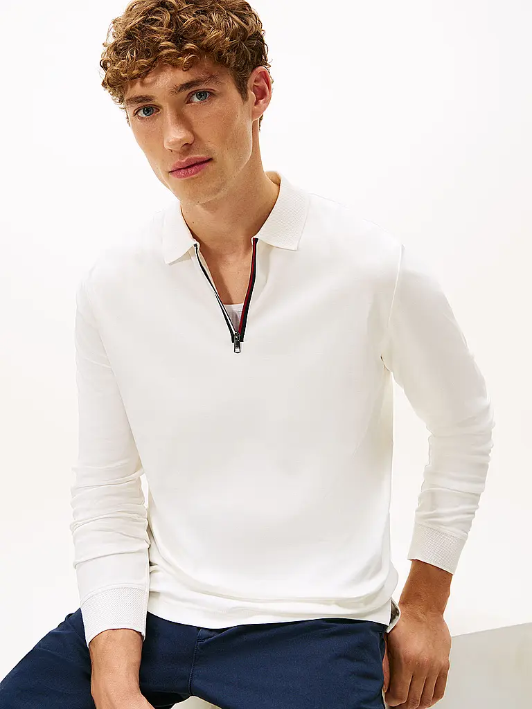 TOMMY HILFIGER | Poloshirt  | weiss
