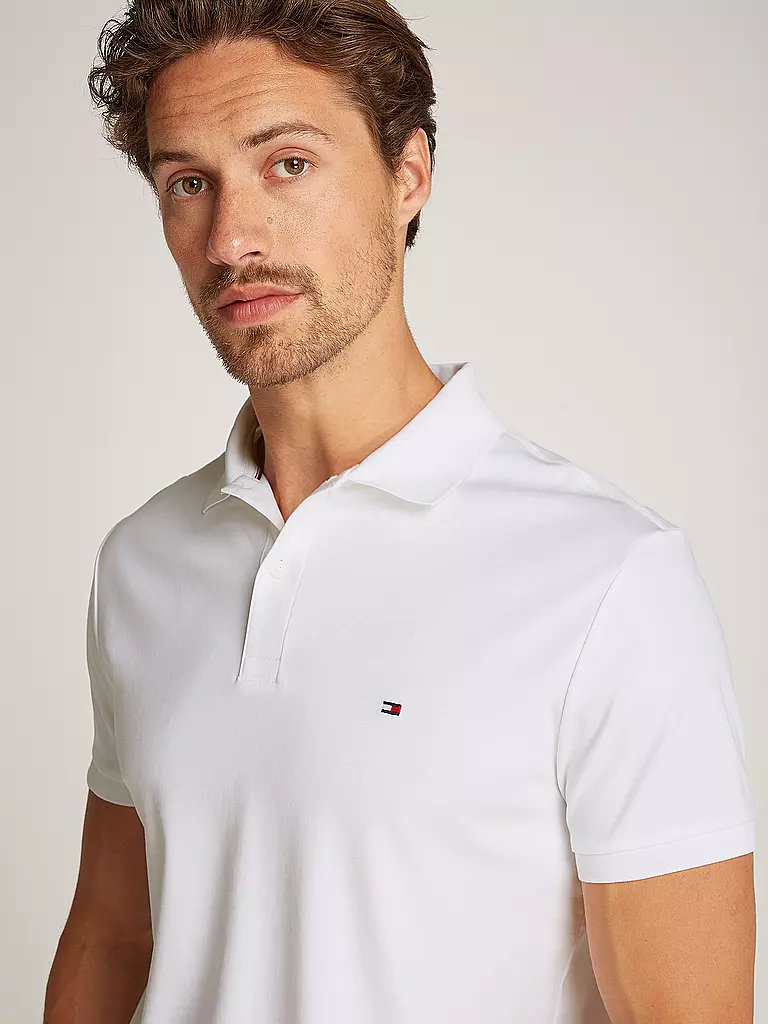 TOMMY HILFIGER | Poloshirt  | weiss