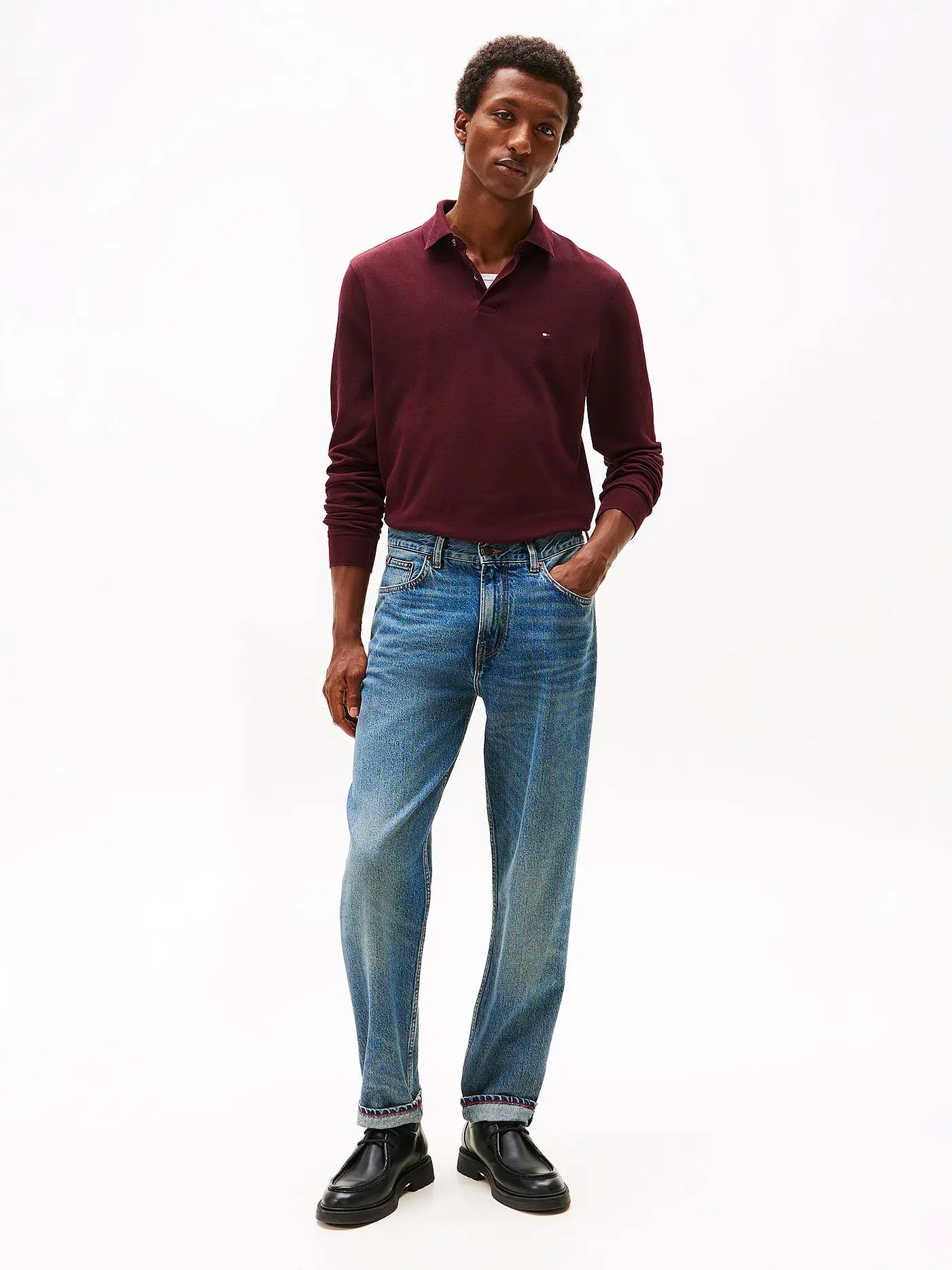TOMMY HILFIGER | Poloshirt Regular Fit 1985 | dunkelrot