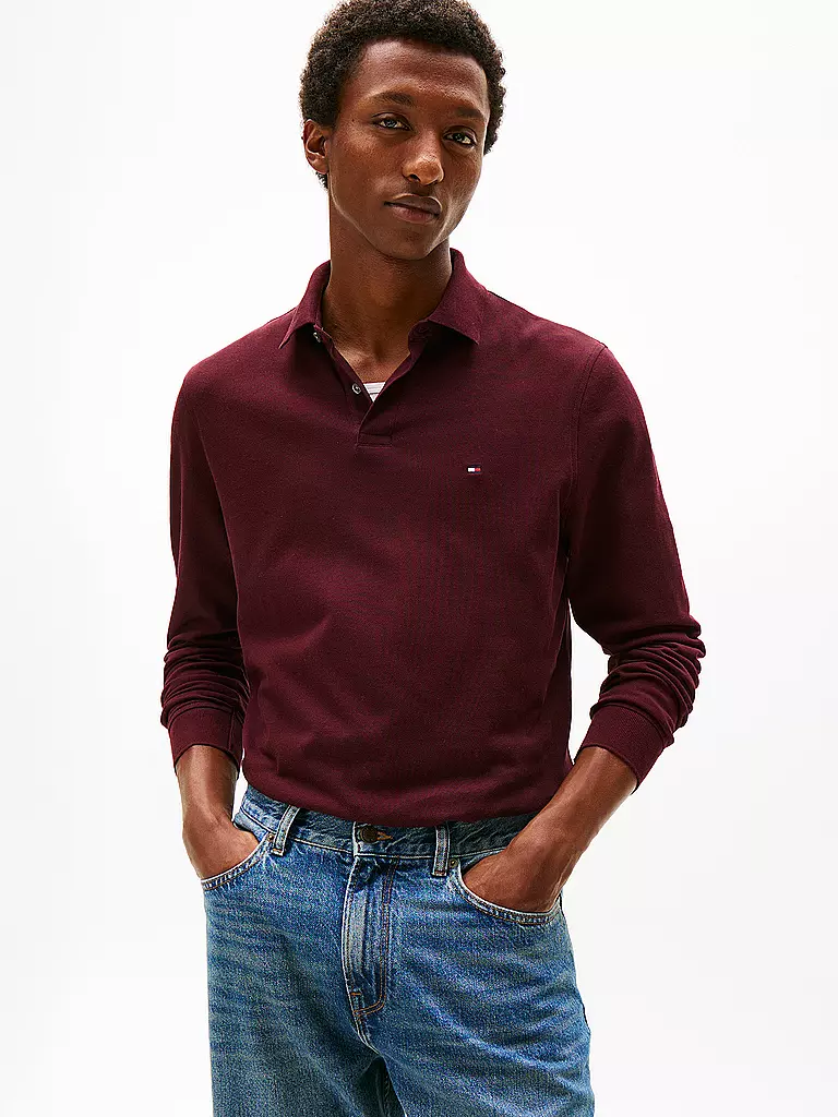 TOMMY HILFIGER | Poloshirt Regular Fit 1985 | dunkelrot