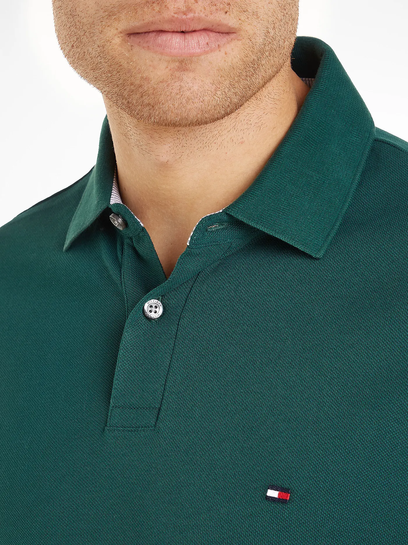 TOMMY HILFIGER | Poloshirt Regular Fit 1985 | dunkelgrün