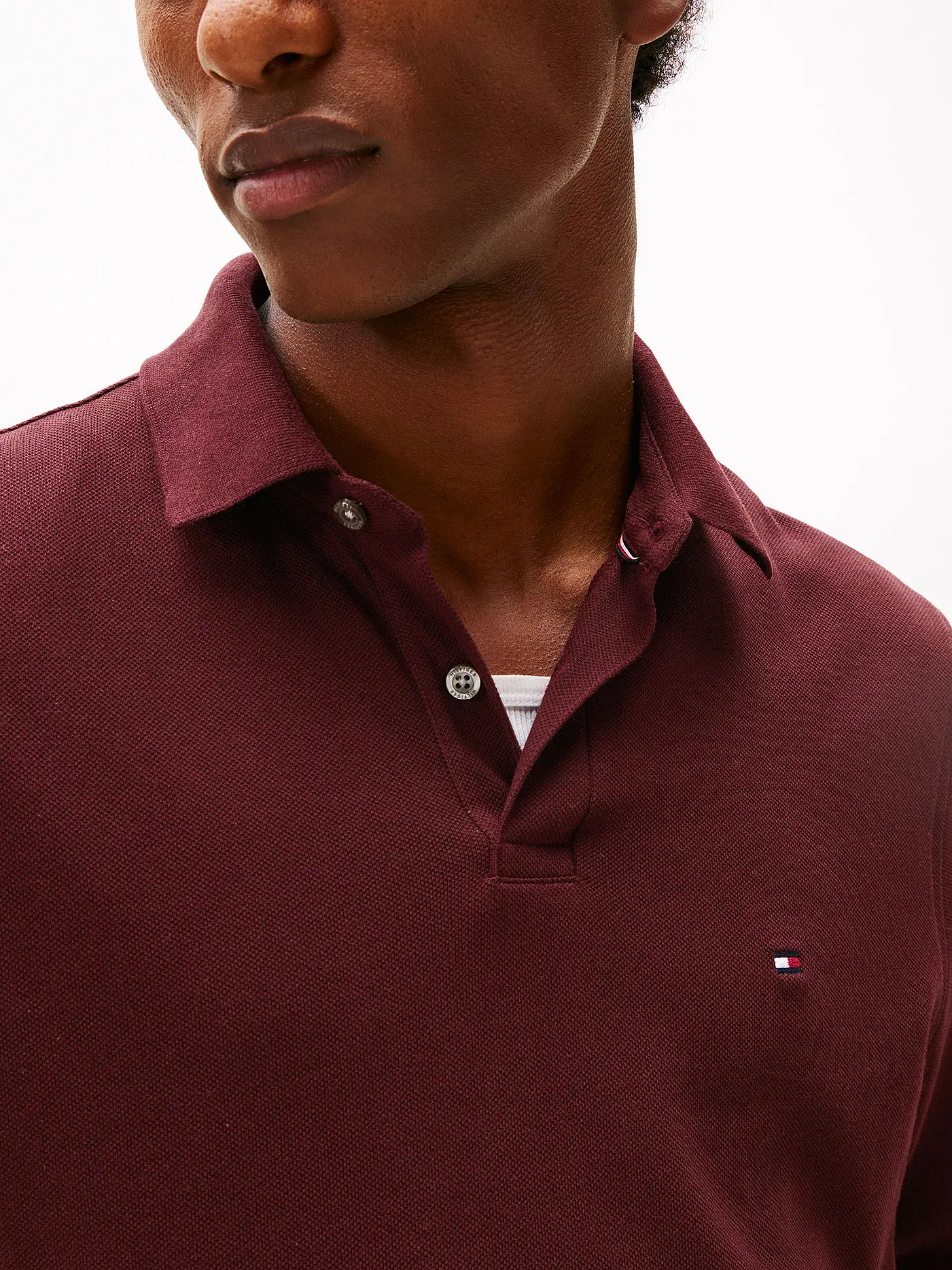 TOMMY HILFIGER | Poloshirt Regular Fit 1985 | dunkelrot
