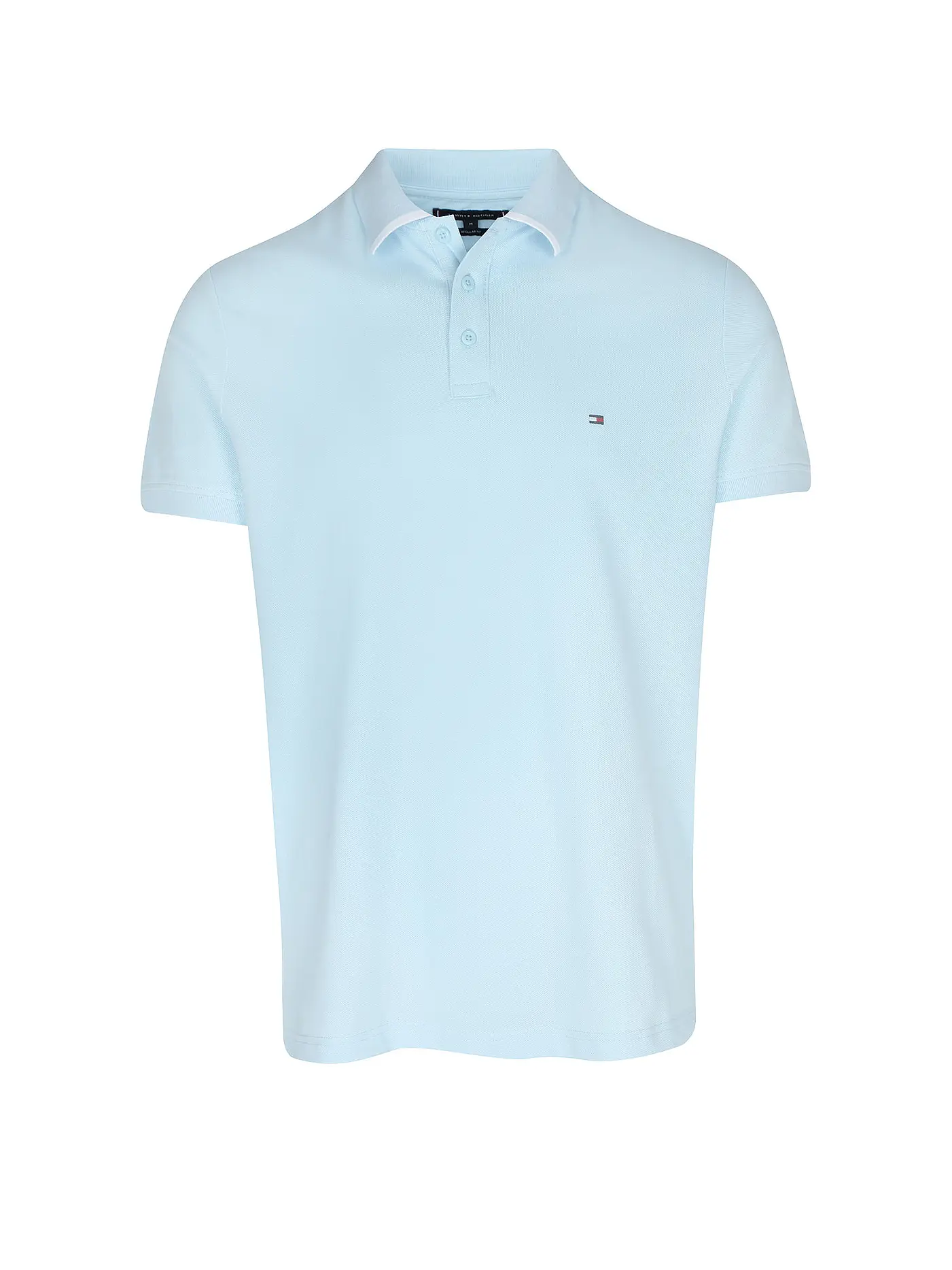 TOMMY HILFIGER | Poloshirt Regular Fit | hellblau