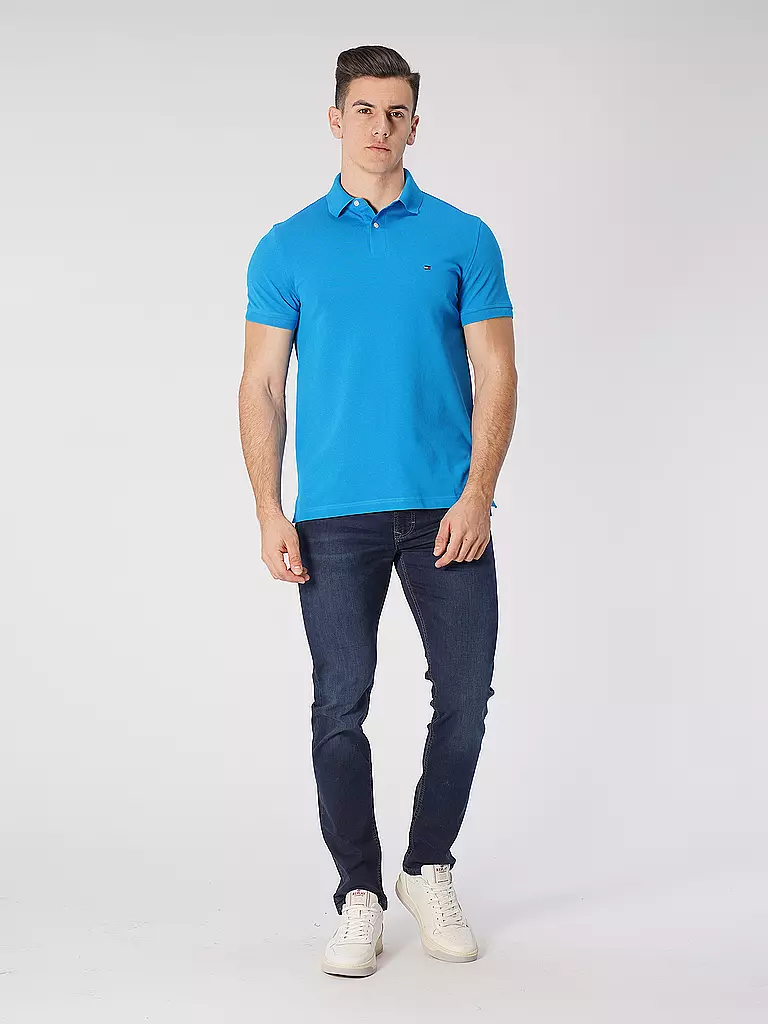 TOMMY HILFIGER | Poloshirt Regular Fit | blau