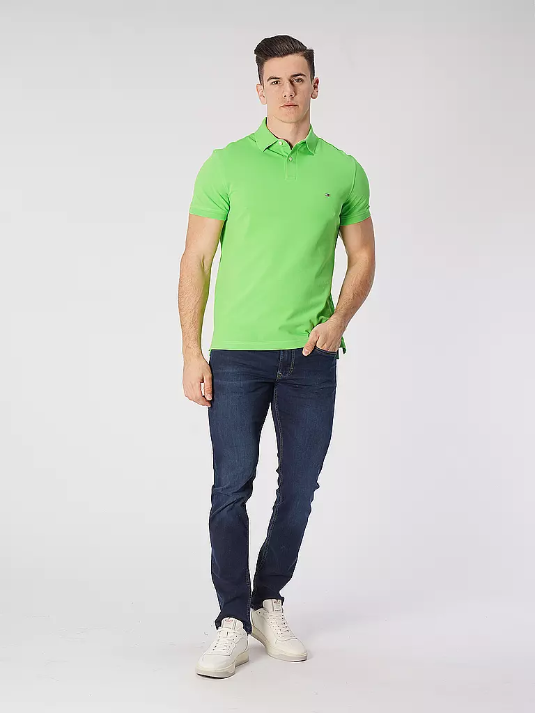 TOMMY HILFIGER | Poloshirt Regular Fit | grün