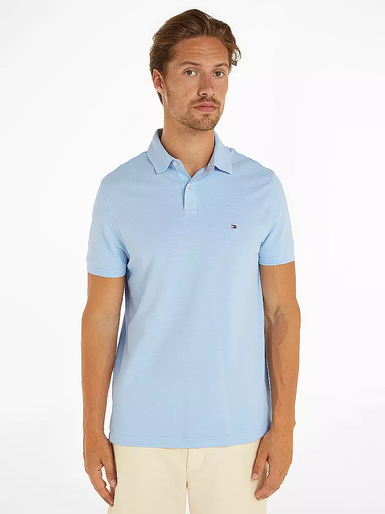 TOMMY HILFIGER | Poloshirt Regular Fit | hellblau
