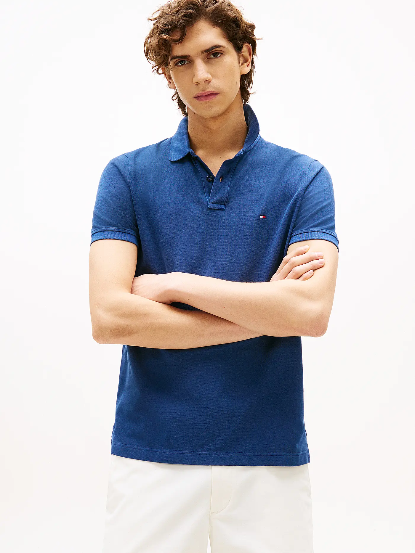 TOMMY HILFIGER | Poloshirt Regular Fit | blau