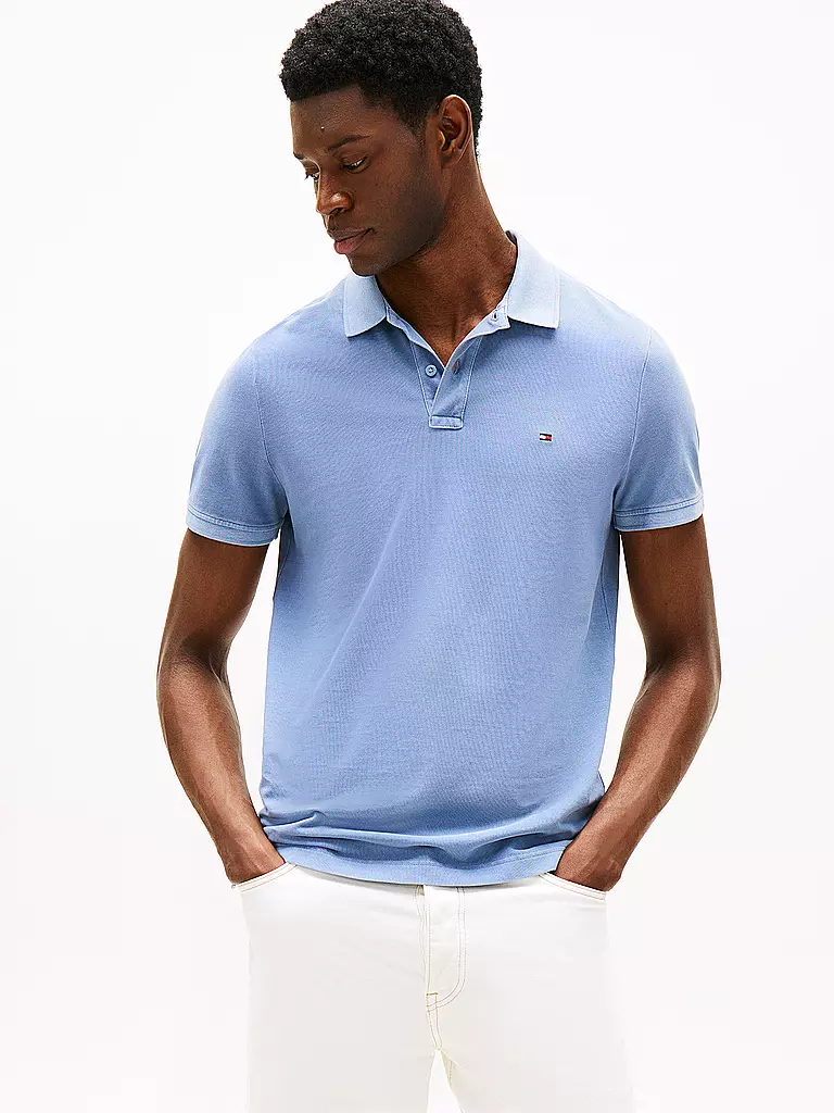 TOMMY HILFIGER | Poloshirt Regular Fit | hellblau