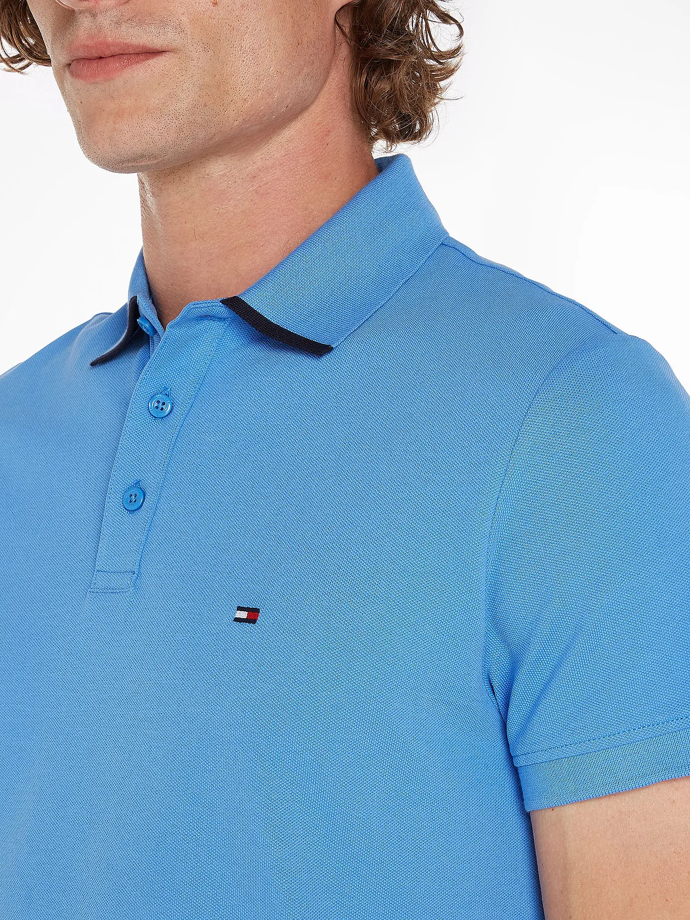 TOMMY HILFIGER | Poloshirt Regular Fit | blau