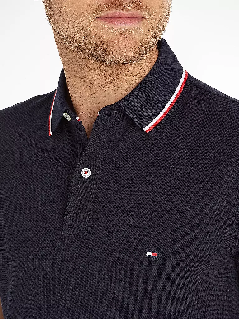 TOMMY HILFIGER | Poloshirt Slim Fit  | blau