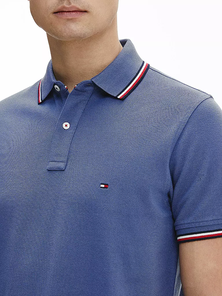 TOMMY HILFIGER | Poloshirt Slim Fit  | blau