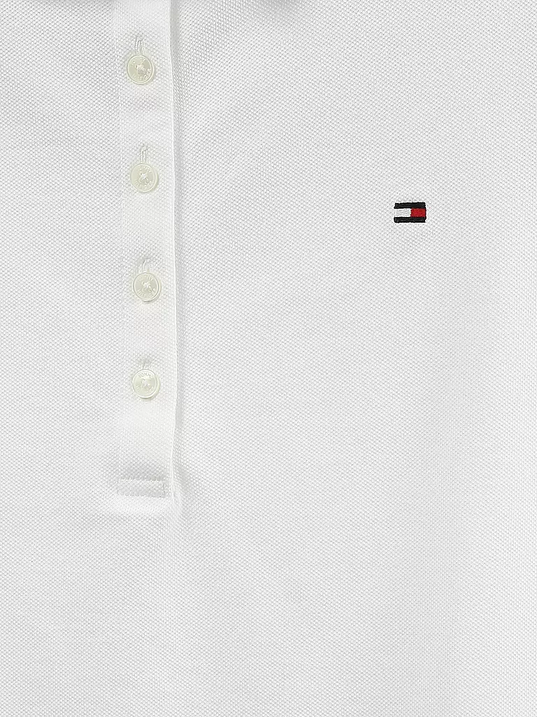 TOMMY HILFIGER | Poloshirt Slim Fit NEW CHIARA | weiss