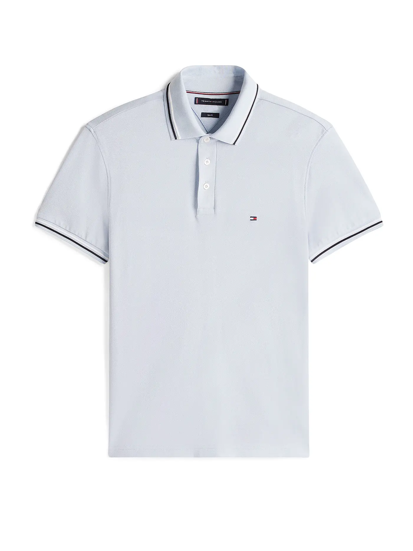 TOMMY HILFIGER | Poloshirt Slim Fit | hellblau