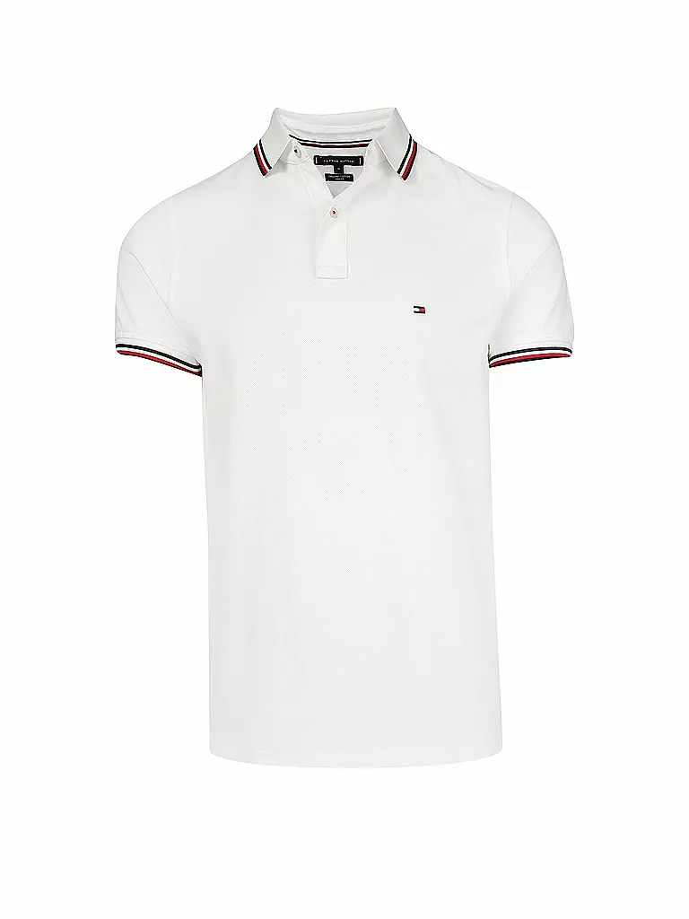 TOMMY HILFIGER | Poloshirt Slim Fit | weiss