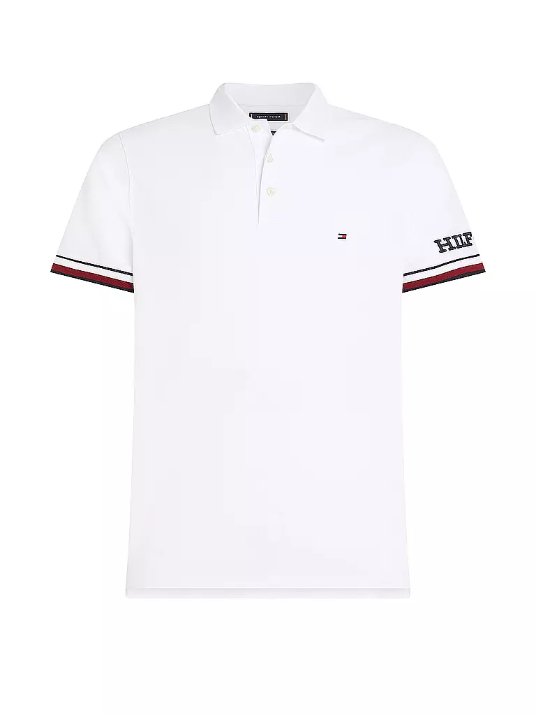 TOMMY HILFIGER | Poloshirt Slim Fit | weiss