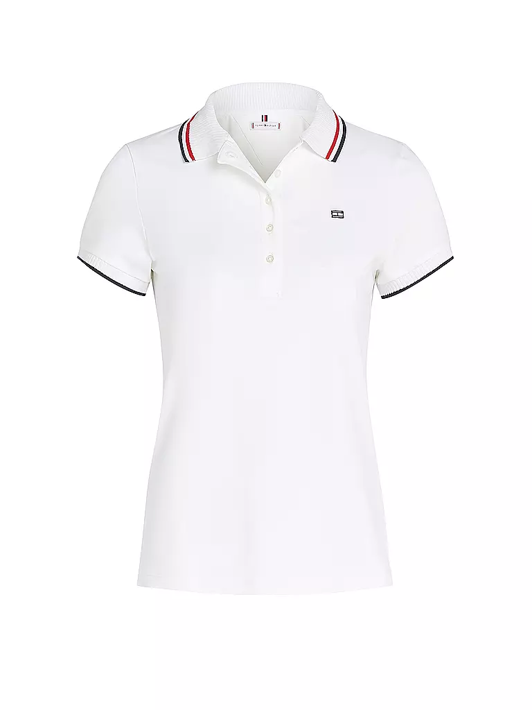 TOMMY HILFIGER | Poloshirt Slim Fit | weiss