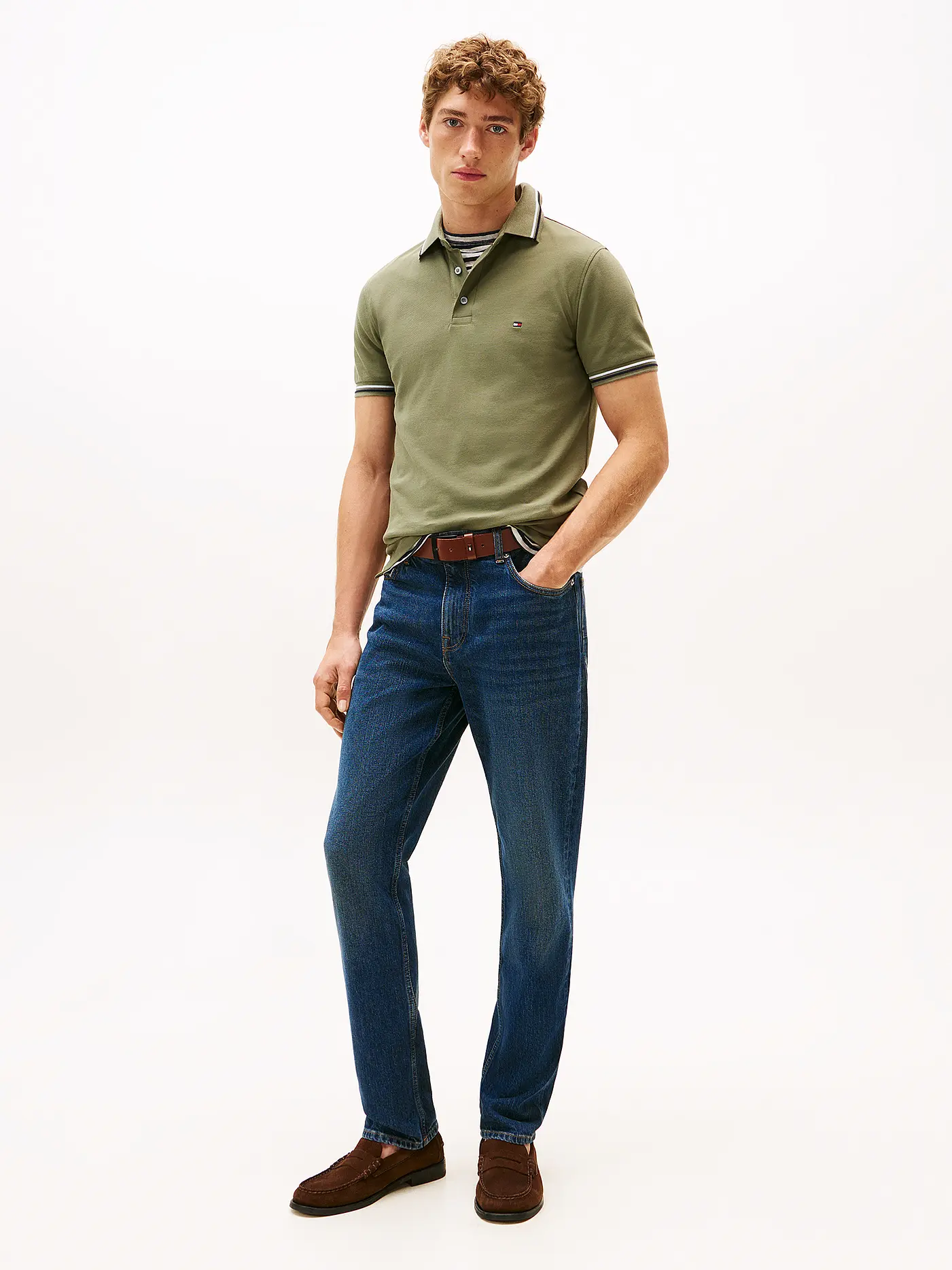 TOMMY HILFIGER | Poloshirt Slim Fit | olive