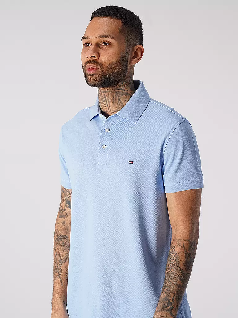 TOMMY HILFIGER | Poloshirt Slim Fit | hellblau