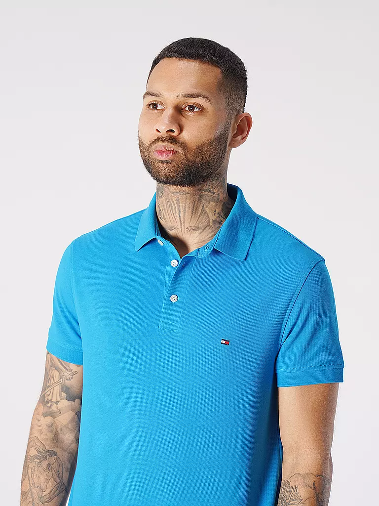 TOMMY HILFIGER | Poloshirt Slim Fit | blau