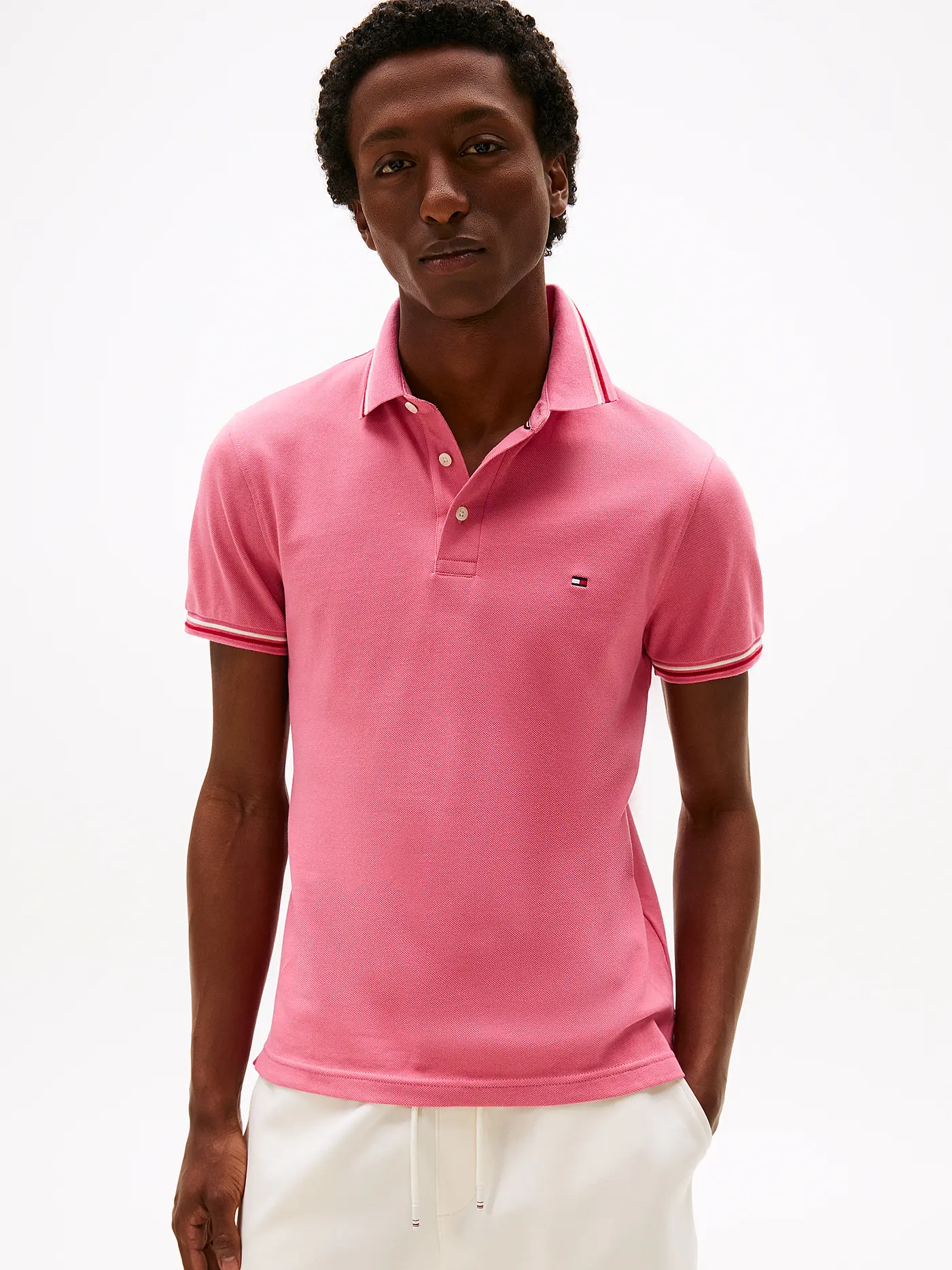 TOMMY HILFIGER | Poloshirt Slim Fit | rosa