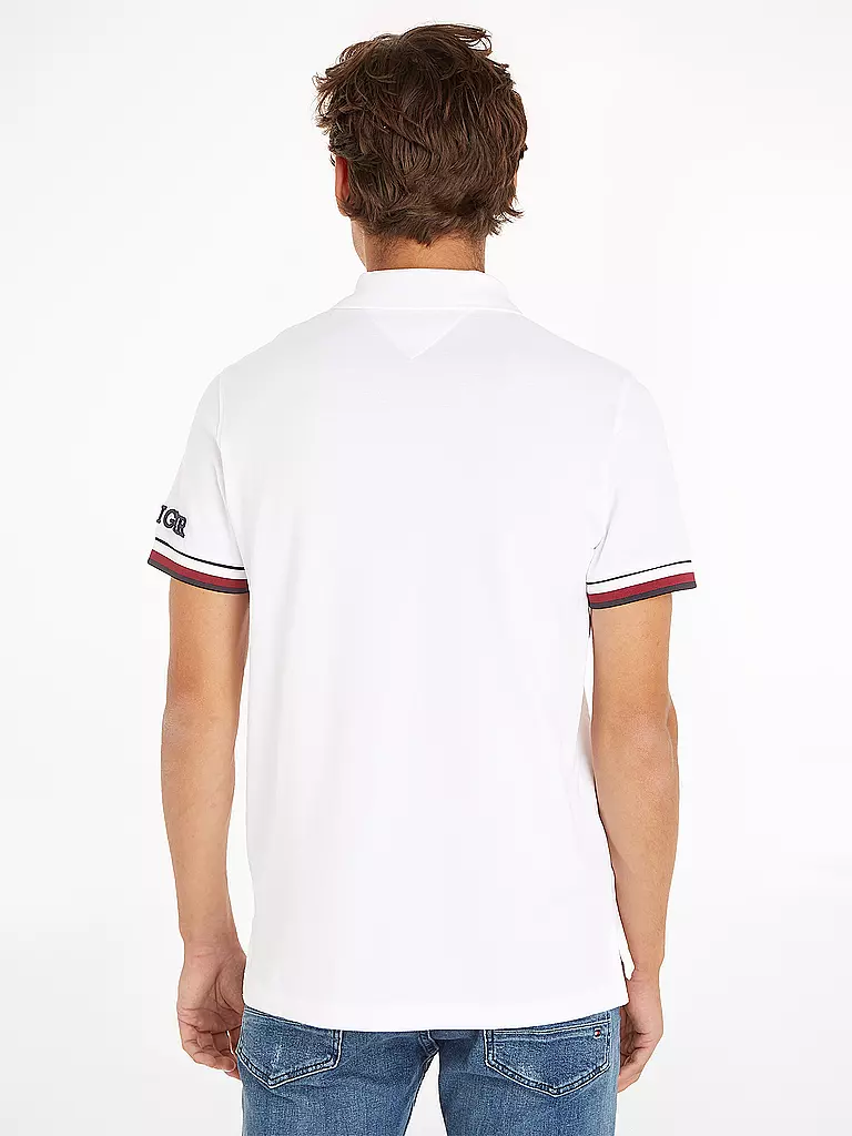 TOMMY HILFIGER | Poloshirt Slim Fit | weiss