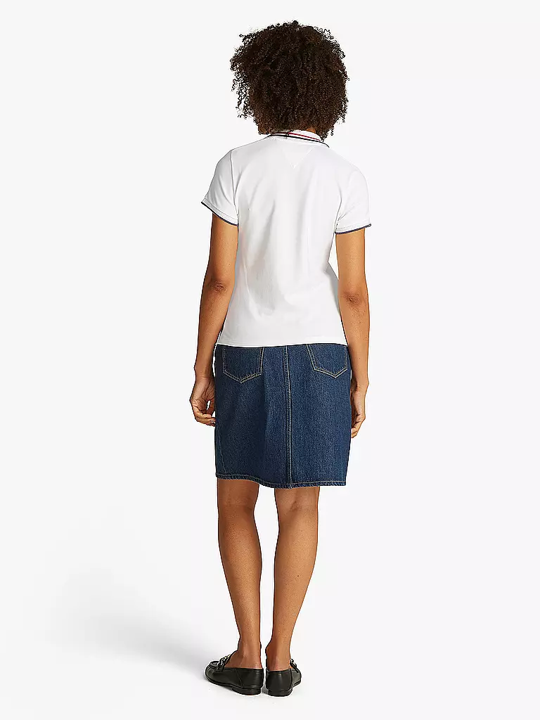 TOMMY HILFIGER | Poloshirt Slim Fit | weiss