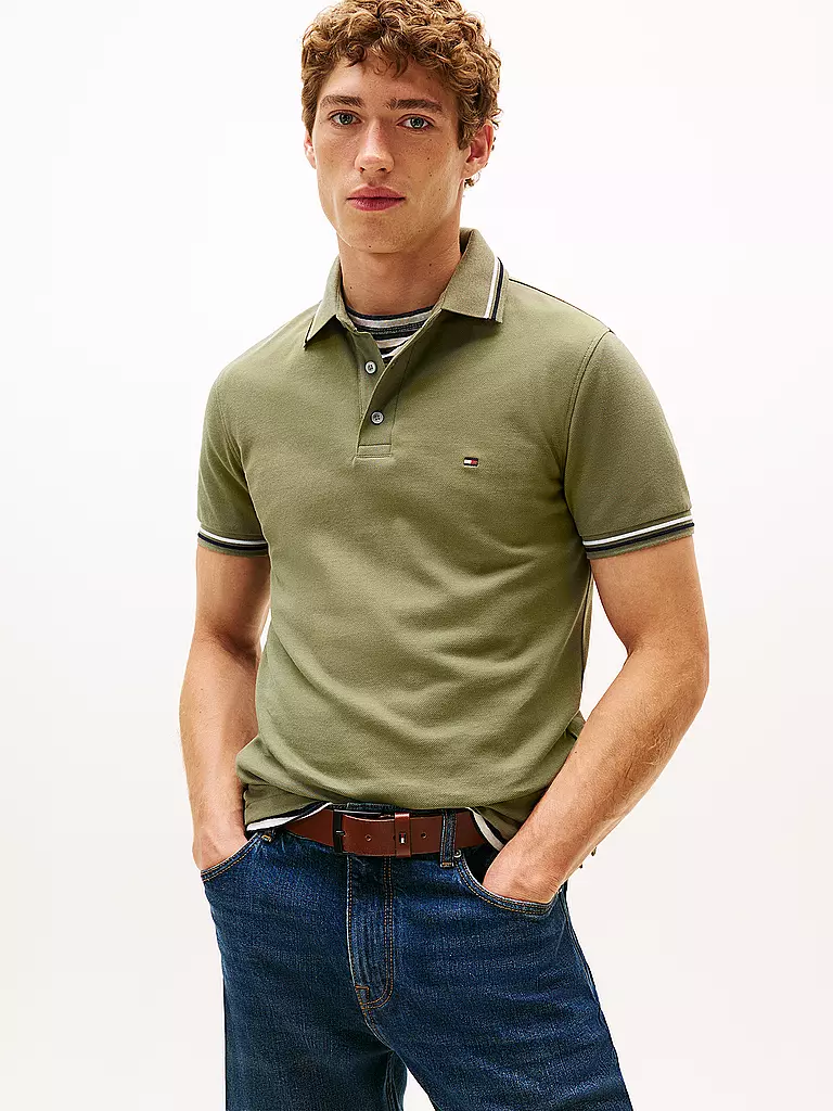 TOMMY HILFIGER | Poloshirt Slim Fit | hellblau