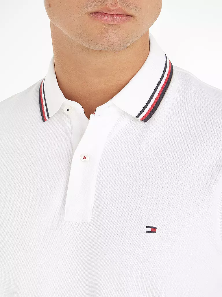 TOMMY HILFIGER | Poloshirt Slim Fit | weiss