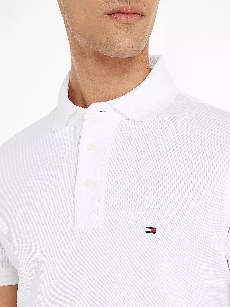 TOMMY HILFIGER | Poloshirt Slim Fit | weiss