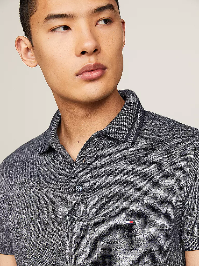 TOMMY HILFIGER | Poloshirt Slim Fit | grau