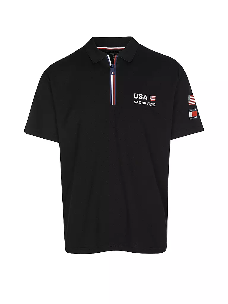 TOMMY HILFIGER | Poloshirt TH x SailGP | schwarz