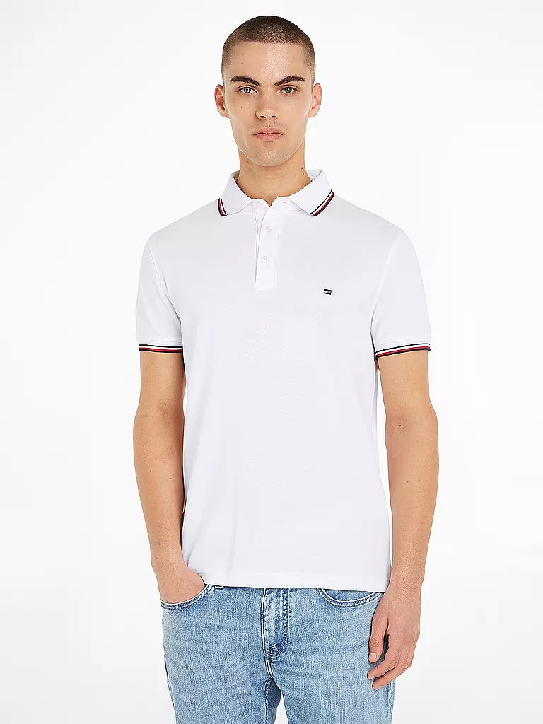 TOMMY HILFIGER | Poloshirt | weiss