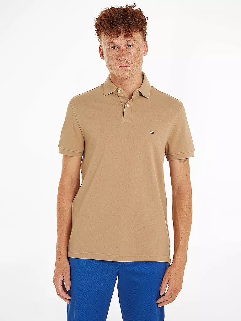 TOMMY HILFIGER | Poloshirt | hellbraun