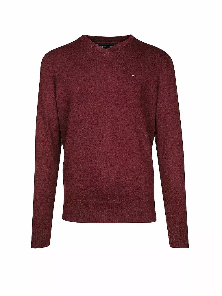 TOMMY HILFIGER | Pullover "Cotton/Cashmere" | rot