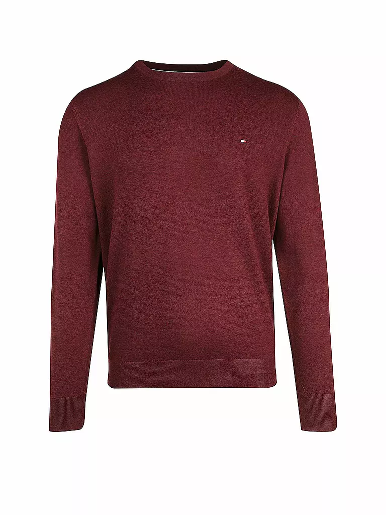TOMMY HILFIGER | Pullover "Cotton/Silk" | rot