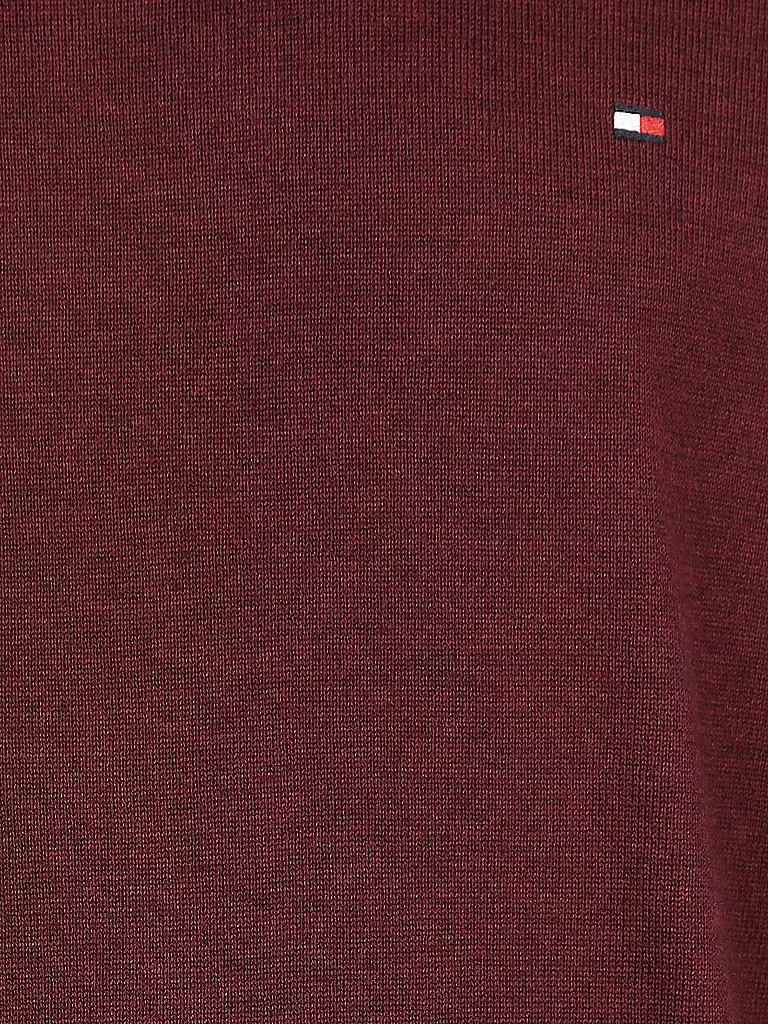 TOMMY HILFIGER | Pullover "Cotton/Silk" | rot