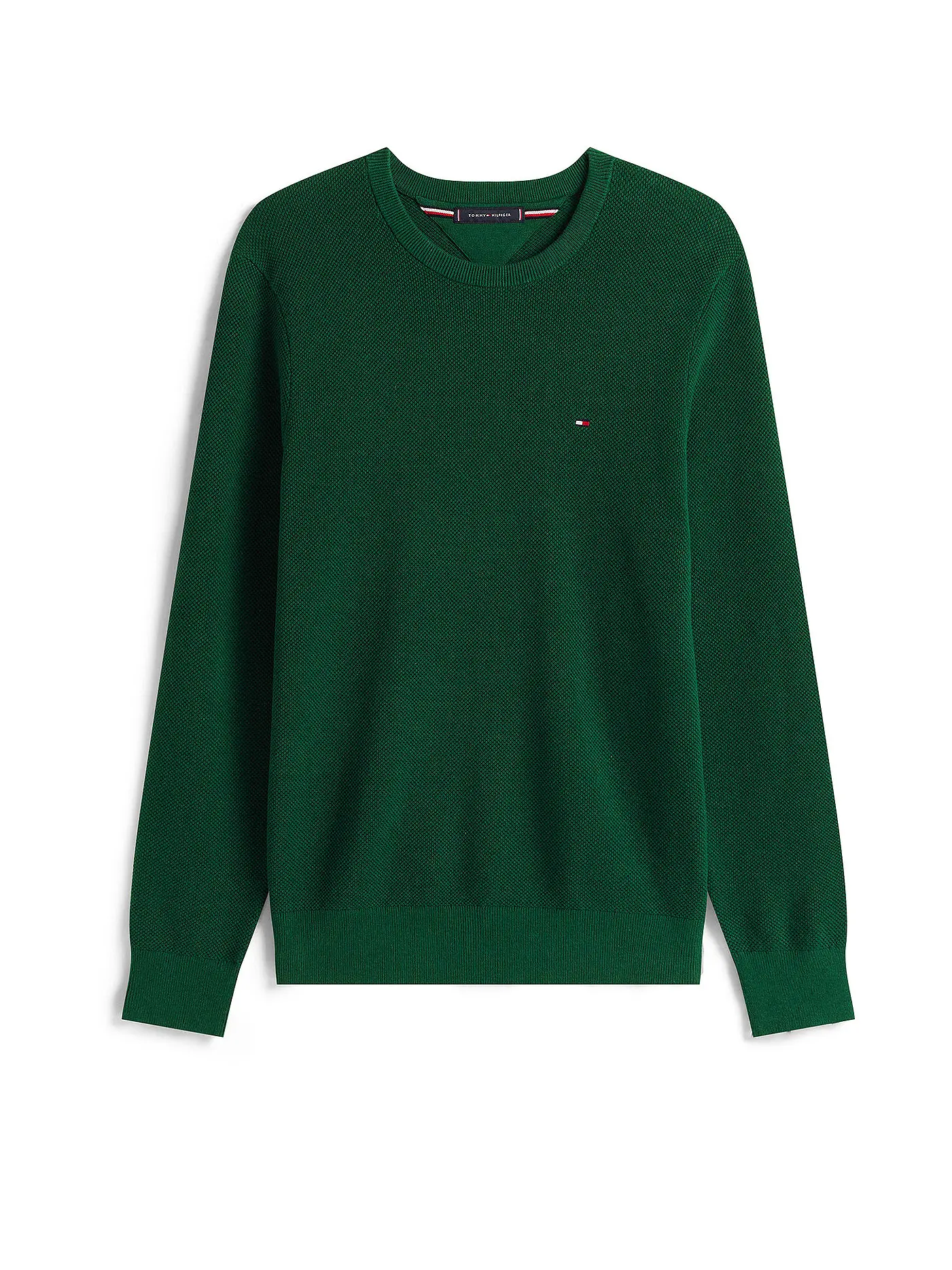 TOMMY HILFIGER | Pullover  | dunkelgrün