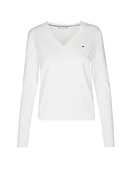 TOMMY HILFIGER | Pullover  | weiss