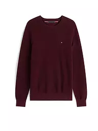 TOMMY HILFIGER | Pullover | dunkelrot