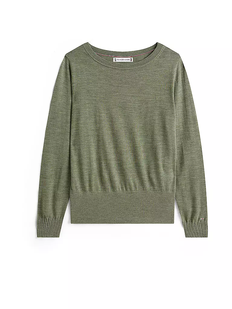 TOMMY HILFIGER | Pullover  | olive