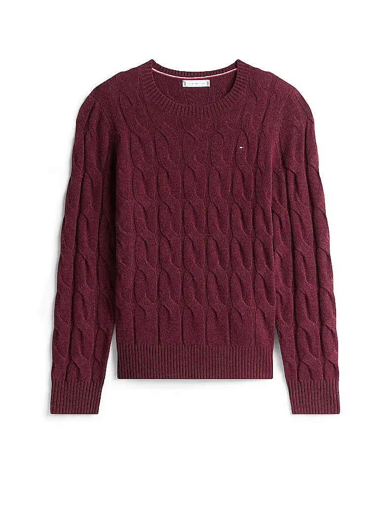 TOMMY HILFIGER | Pullover  | Dunkelrot
