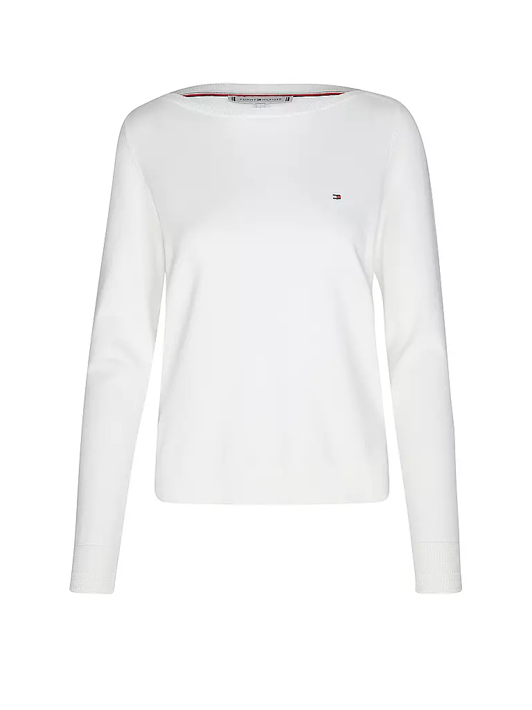 TOMMY HILFIGER | Pullover  | weiss