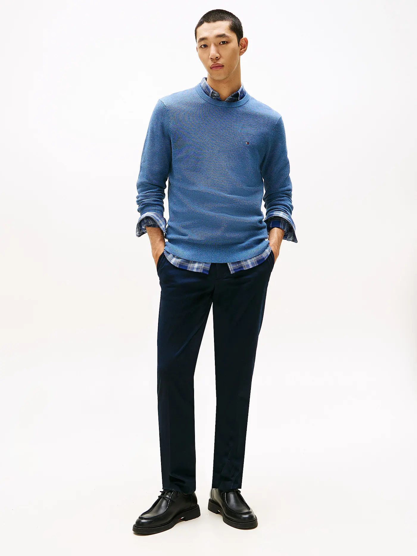 TOMMY HILFIGER | Pullover  | blau