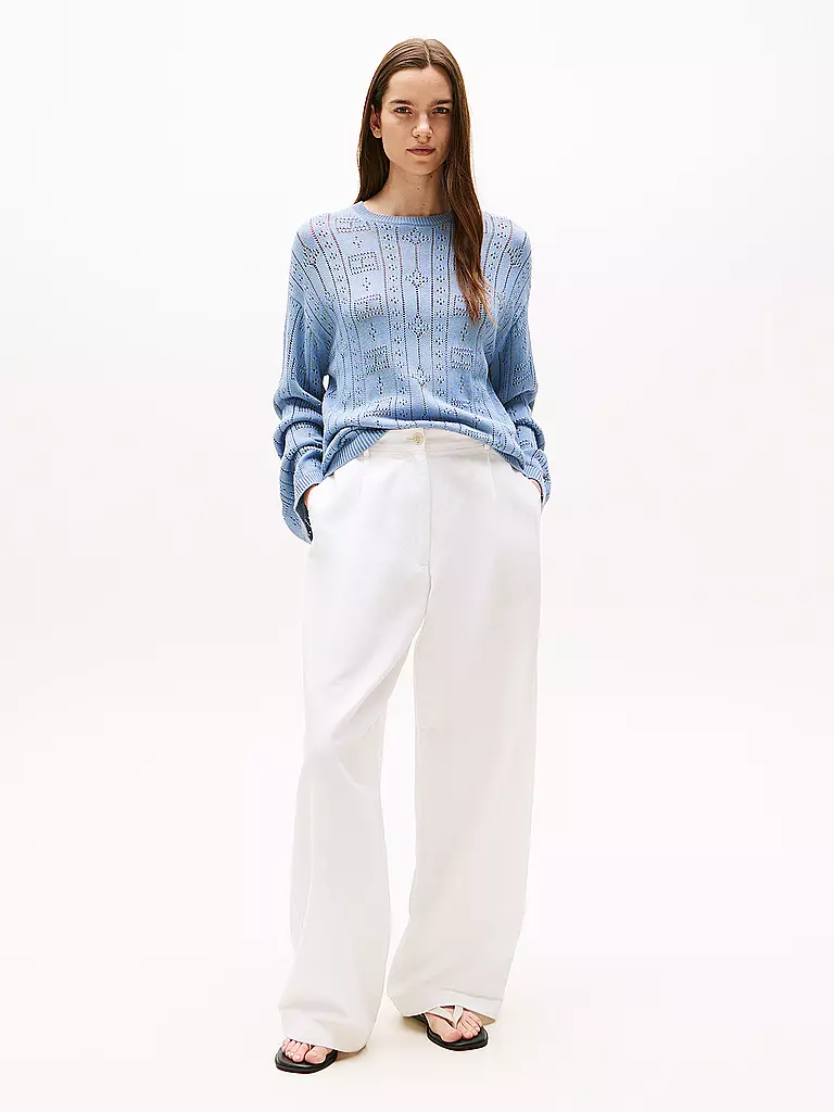 TOMMY HILFIGER | Pullover  | blau